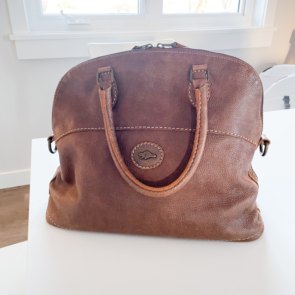 Roots leather made in Canada Purse Tribe Bag